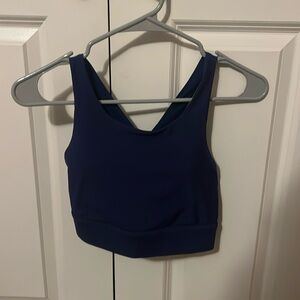 Navy Fabletics Sports Bra